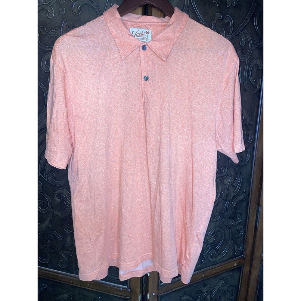 Jachs Orange Pima Cotton Polo Shirt Men's‎ Size L
